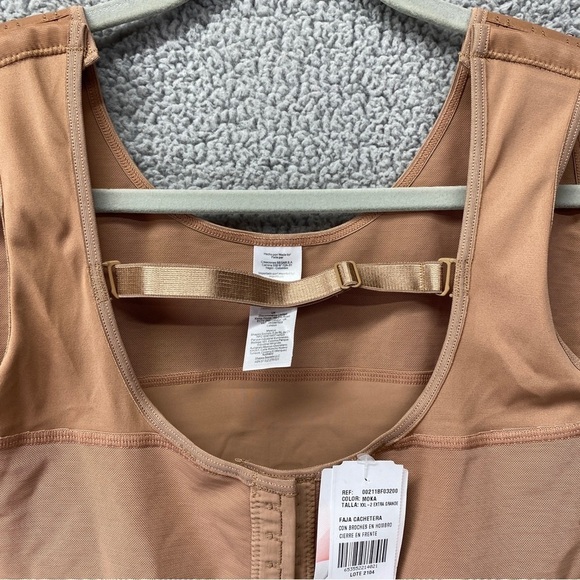 NEW Sonryse Mocha Shapewear Post Surgery Faja Zippered Crotch Open Bust 211BF - Picture 2 of 15
